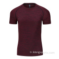 Koşu Tişört Fitness Kısa Kollu Spor Tshirt